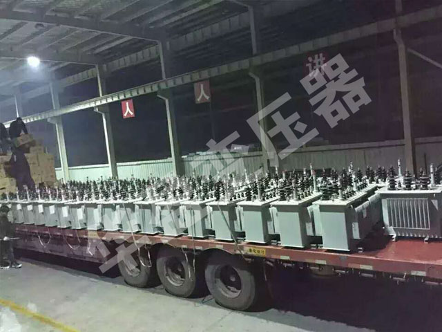徐州非晶合金变压器发货现场
